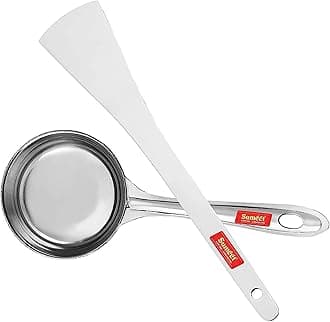 Sumeet Stainless Perfect Dosa Making Spoon/Ladle Set Of 2 Pcs Standard Steel