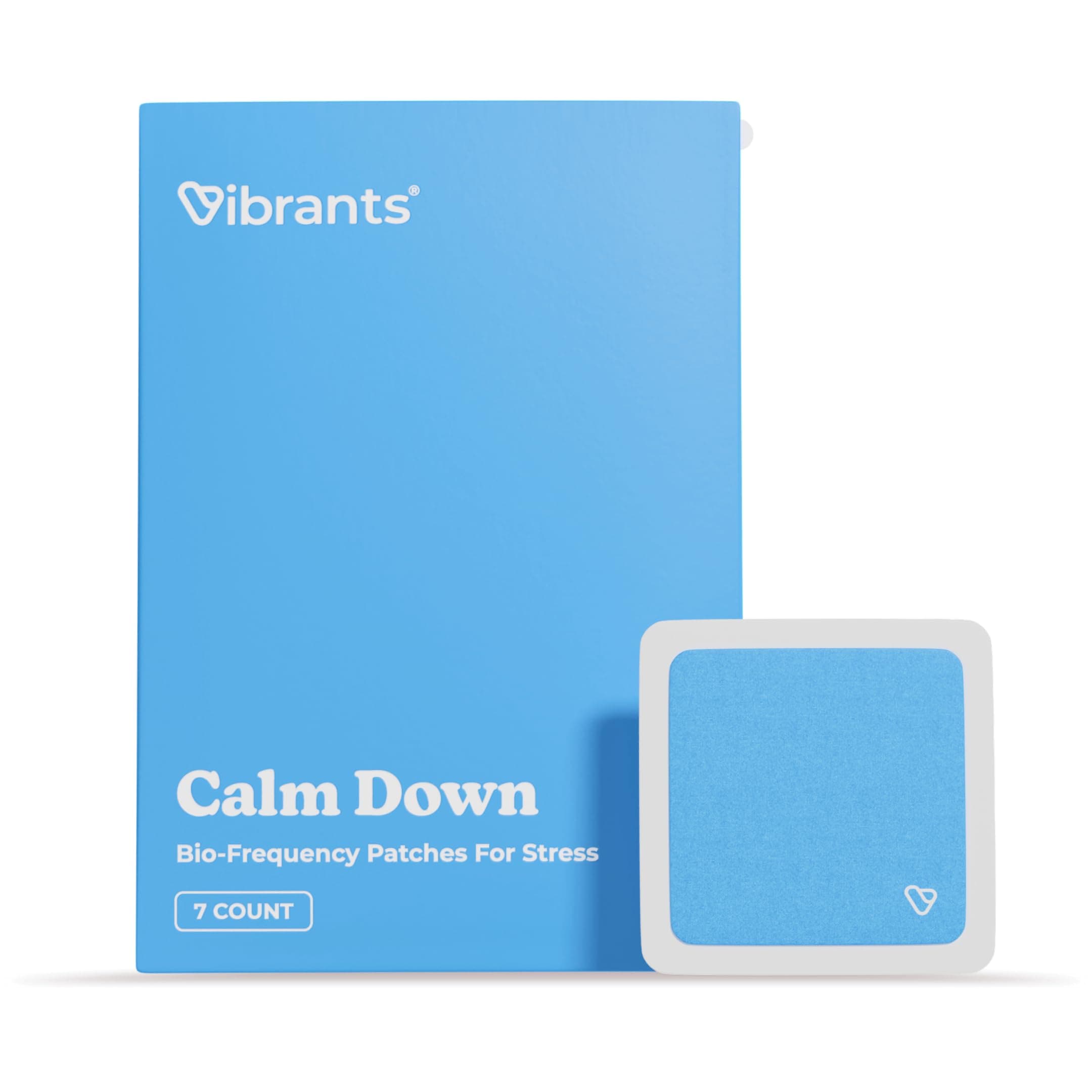 Calm Down Patch | Vibrants Bio-Frequency Patches for Stress | Sample Pack - 7 Stress Patches
