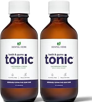 Dental Herb Company Tooth & Gums Tonic (18 oz.) Mouthwash - Value Pack - 2 Bottles