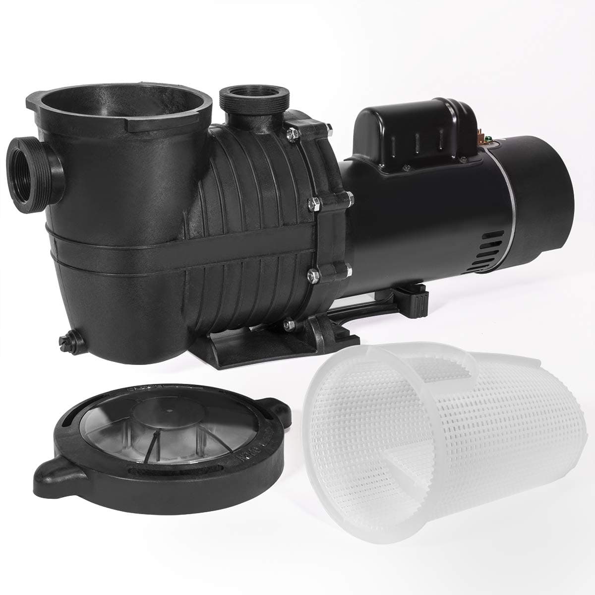 XtremepowerUS 2.0HP High-Flo Variable Speed Energy Saving Inground Above Ground Swimming Pool Pumps w/Strainer Basket