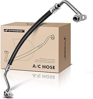 A-Premium A/C Discharge Line Hose Assembly Compatible with Nissan Frontier 2005-2019, Pathfinder 2005-2007, Xterra 2005-2015, 4.0L, Compressor to Condenser