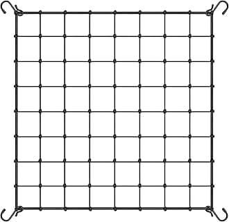 VIVOSUN 4 x 4Ft. Elastic Trellis Netting with 4 Hooks for Climbing Plants, Vegetables, Fruits, and Flowers, 1-Pack