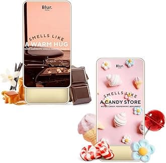 Blur India Solid Perfumes | Candy Store & Warm Hug | Alcohol-Free | Enjoy a Sweet Candy Scent and Cozy Warm Hug Fragrance | Strong, Perfume Primer | Aroma for Daily Use | Pack of 2