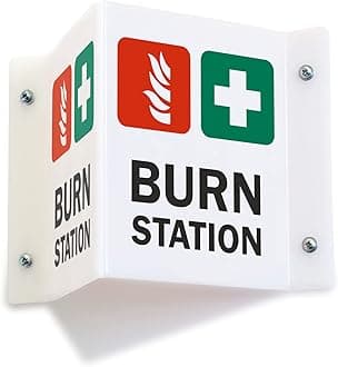 Projecting V-Sign : Burn Station, PVC Water Proof Sticker Fixed on SunBoard