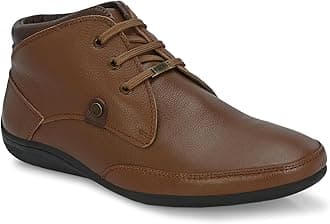 egoss Leather Boots for Men | Genuine Leather | Comfortable & Stylish | Ideal for Office, Casual, Travel & Daily Commute – G-549