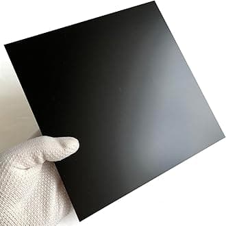 G10 Fiberglass Garolite 3D Printer Build Surface Plate Semi-Flexible Sheet 235mm/9.25"(Black Color)