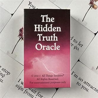 The Hidden Truth Oracle | Tarot Oracle Deck with 54 Cards | Traditional Standard Tarot Oracle Deck for Fortune Telling and Divination for Adults