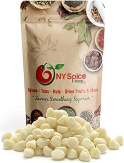 NY SPICE SHOP White Chocolate Chips - White Flavored Chips For Baking - White Chips For Cookies - Mini Chip Bulk - Chocolate N Chip – 1 Pound