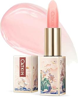 CATKIN Moonlight Lip Balm, Colour Changing Lipstick, Natural Hydrating Tinted Lip Balm, Chapstick Lip Balms with Vitamin E for 8h Moisture for Dry Cracked Lips, 3.5g