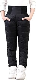 Girls Boys Snow Pants 2-9 Years old Thick Winter Warm Pants Girl Activewear Clothes