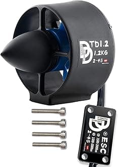 Underwater Thruster 1.2kg Thrust 12V Brushless Motor with bi-directional full waterproof ESC for ROV,RC Boat,Underwater Vehicle,Diving,Seafloor Photography,Seabed Exploration (CW)