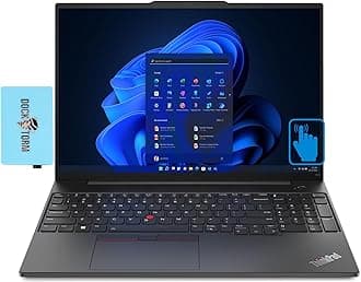 Lenovo ThinkPad E16 Business Laptop 16.0" IPS FHD+ Display (Intel 13th Gen i5-1335U, 16GB RAM, 512GB SSD, Fingerprint Reader, Thunderbolt 4, FHD Webcam, WiFi 6, Win 11P)