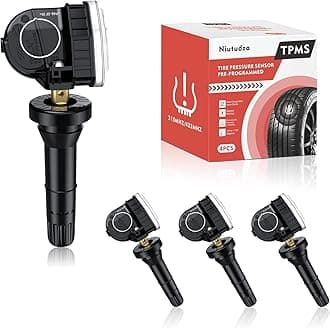 TPMS Sensor for Ford F150 Ecosport Mustang Escape Explorer Fiesta Ranger, for Lincoln MKX MKZ MKS MKT Navigator, 315MHz Tire Pressure Monitor System Replace F2GT1A180AB F2GT1A150AB 4 Pack