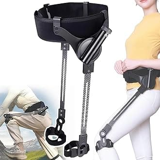 Device Bionic Exoskeleton Legs for Walking Assistance Mobility Aid, Adjustable Strength Support for Hiking and Climbing Stairs, Ideal Lower Limb Rehab Device Elderly and Disabled Adults (Legs, L)