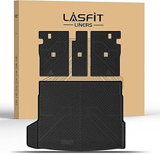 LASFIT Cargo Mat & Backrest Mats Seat Protector for BMW X3 2025 2026, Custom Fit 100% TPE All Weather Protection Car Liner for BMW X3 30 xDrive M50 xDrive Trunk Mats, Black