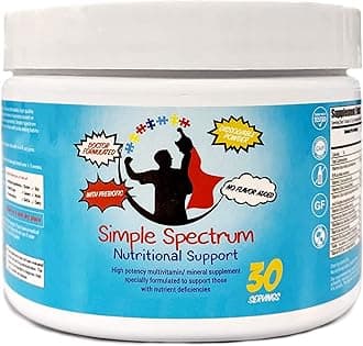 Vitamin Supplement, Nutritional Support, No Added Sugars or Artificial Ingredients
