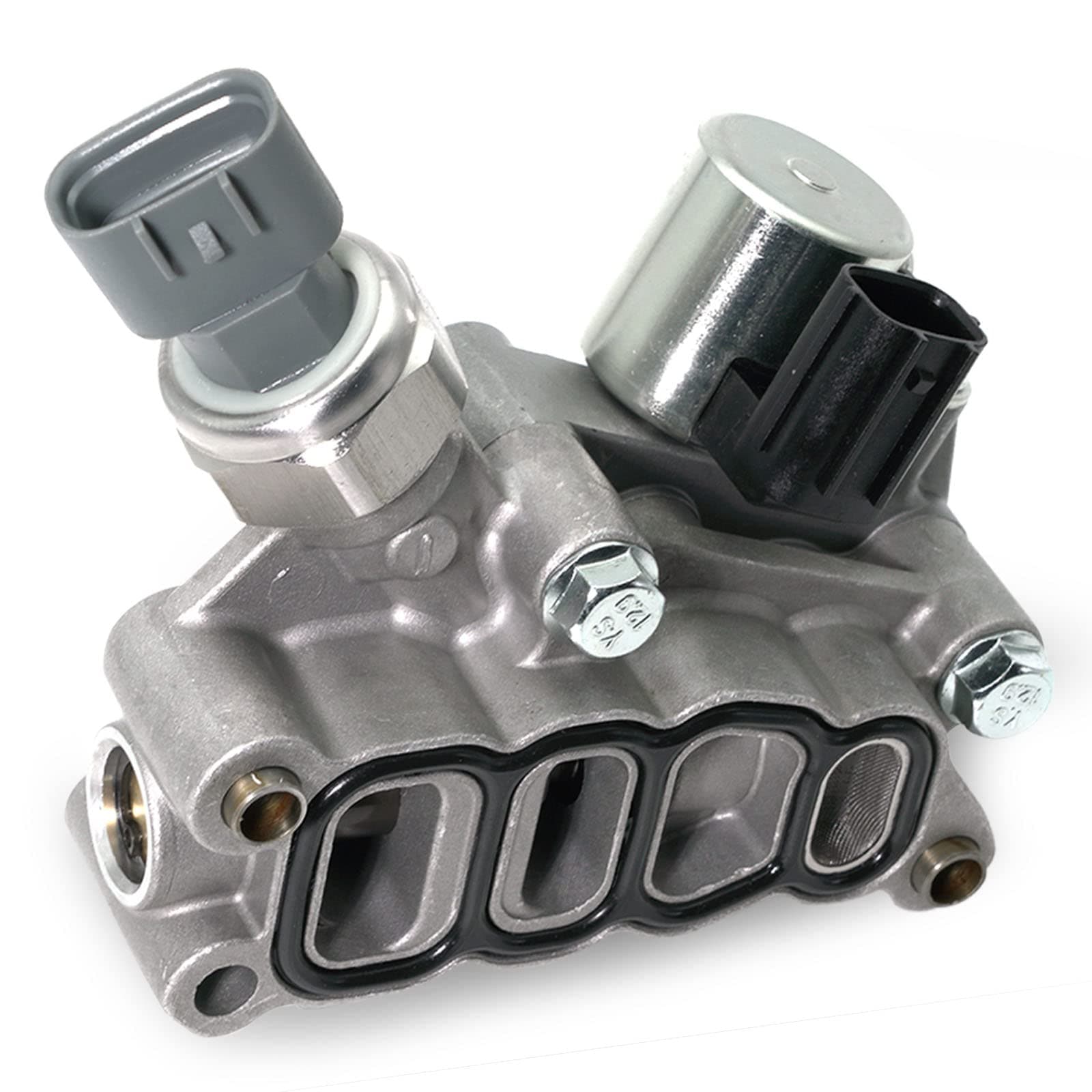 Engine Variable Valve Timing VVT Solenoid With Sensor with Gasket,Compatible with 3.0L 3.5L Honda Accord,Odyssey,pilot,Replace 918-078 15810-RKB-J01