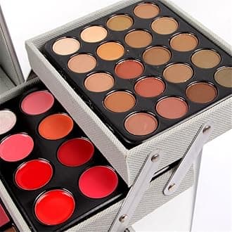 Pure Vie 132 Colors All in one Makeup Gift Set including 94 Highly Pigmented Shimmer and Matte Eyeshadow palette, 12 Concealer, 12 Lip Gloss, 3 Face Powder, 3 Blush, 3 Contour Shade, 5 Eyebrow powder
