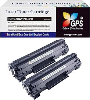 GPS Colour Your Dreams 78A Toner Cartridge Compatible for HP Laserjet M1536, P1560, P1566, 1536dnf , M1536dnf, P1606, P1606dn Printers (78A - Set of 2)