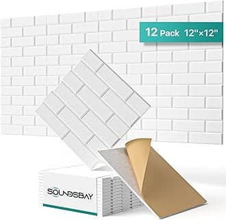 12 Pack Brick Wall Panels