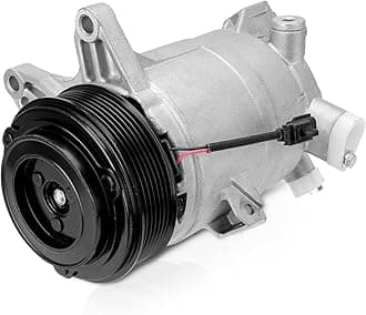 AC Compressor with Clutch with Clutch Compatible with 2009-2014 Nissan Murano, Maxima, 2011-2017 Quest, 2013-2016 Pathfinder 3.5L, w/One Plug