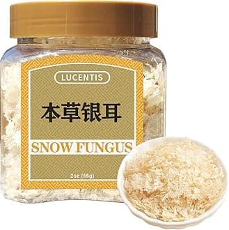 Herbal Tremella (White Fungus) 55g | Premium Snow Fungus | Natural Hydrating Superfood for Beauty & Wellness (本草银耳)