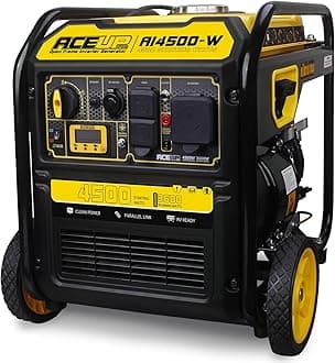 Aceup Energy 4500 Watt Gas Powered Generator, Inverter Portable Generator 223cc for RV Camping Home Use, EPA Compliant