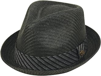 Mens Summer Fedora Cuban Style Short Brim Hat