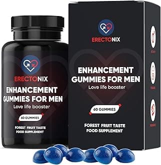 60 Gummies for Men - with Maca Root, Tribulus and More - Designed to Boost High Stamina - Men’s Strong Dietary Supplement UK Original