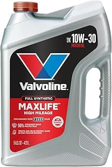 MaxLife High Mileage Full Synthetic 10W-30 Motor Oil 5 Quart