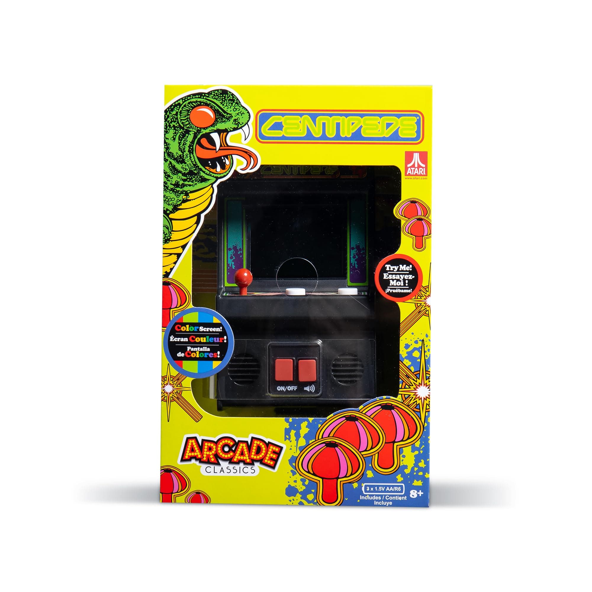 Arcade Classics Centipede and Qbert 2 Mini Video Games