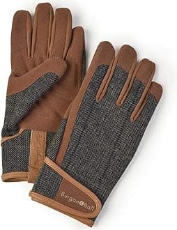 Burgon & Ball Dig The Glove Men's Gardening Gloves, Medium/Large, Tweed