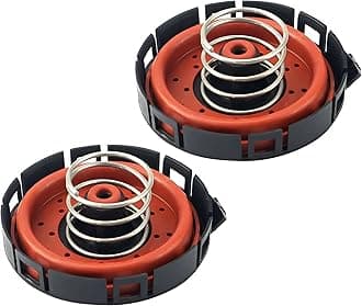 2pcs Crankcase Vent Valve PCV Pressure Regulating Valve Covers for BMW 545i 2004-2005, 550i 2006-2010, 645Ci 2004-2005, 650i 2006-2010, 745i/Li 2002-2005, 750i/Li 2006-2008, X5 2004-2010