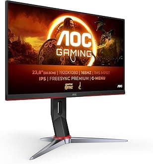 AOC - Gaming 24G2ZE/BK LED Display 60,5 cm (23.8") 1920 x 1080 Pixel Full HD Nero