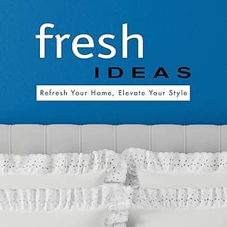 FRESH IDEAS Ideas Ruffled Eyelet Bed Skirt Dust Ruffle with Gathered Styling and Embroidered Details, 14" Drop Length, Full, White