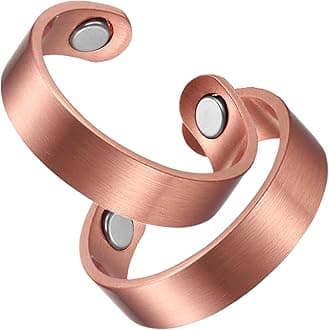 The Original Pure Copper Ultra Strength Magnetic Field Ring for Men & Women | Magnetic Therapy Ring
