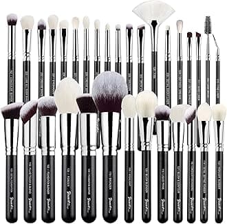Pro makeup Artist Brushes Set 32Pcs Luxury Goat Hair Horse hair Makeup Brush Set eye and face brushes for every possibility By Bueart Design