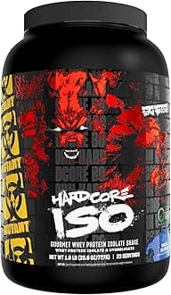 Mutant Harcode ISO Whey Protein Isolate Powder Acts Fast to Help Recover, Build Muscle, Bulk and Strength, 1.6 lb (Cookies & Cream)