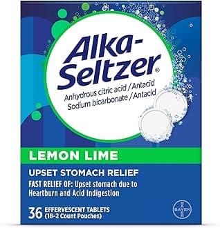 Alka-Seltzer Heartburn Relief Lemon Lime Effervescent