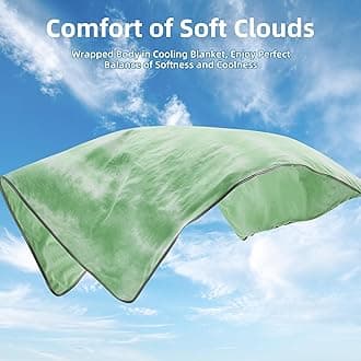 inhand Cooling Blanket King Size (90"x108"), Cooling Blankets for Hot Sleepers, Absorbs Heat to Keep Adults Cool for Summer Nights Sweats, Thin Cold Lightweight Blanket for Couch Bed, All Season Use