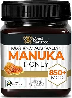 Manuka Honey (MGO 850+) - High Grade Raw Manuka Honey Medical Grade, Non-GMO, Lab-Tested & AMHA Certified, BPA-free, 8.8 oz
