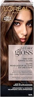 L’Oréal Paris Le Color One Step Toning Hair Gloss, Rich Brunette, 4 Ounce