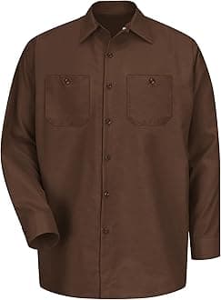 Red Kap Men's Red Kap® Men's Long Sleeve Industrial Work Shirt Shirt (pack of 1)