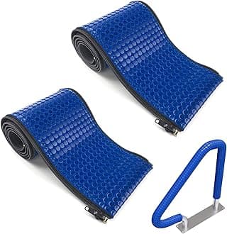 Pool Railing Handrail Comfort Covers 4-Feet Zippered Designed Neoprene Hand Grip Rail Nonslip Cover for Above Ground & Inground Pool Ladder Hand Rail (Royal Blue (2)