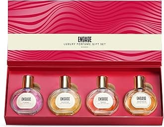 - Perfume Gift Set for Women, 100ml, Luxury Long Lasting Eau De Parfum, Travel Size Perfume Combo 25ml x 4, Ideal Gift for Women
