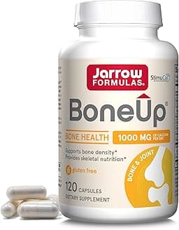 BoneUp for Bone Density - Vitamin D3 and K2, Calcium Support, 120 Capsules, Provides Skeletal Nutrition, Up to 20 Days Supply