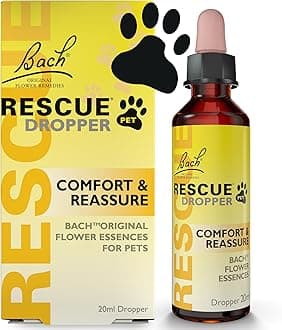 Pet Dropper | Calming Drops for Dogs, Cats & Pets | Bach Original Flower Essences | 20ml | Pet-Friendly Support for Stress, Travel, Fireworks & Separation Anxiety