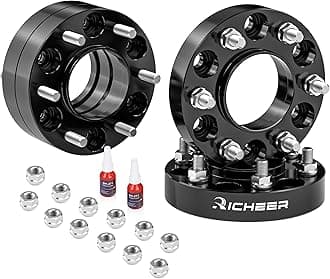 - 6x5.5 Wheel Spacer for Silverado Sierra 1500, 1.25 Inch Hub Centric 6x139.7mm Wheel Spacers for Tahoe Sunurban Yukon Escalade Express 1500 with 14x1.5 Studs & 78.1mm Bore