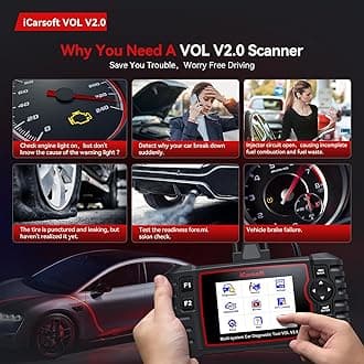 iCarsoft Vol V2.0 Universal Diagnostic Tool Professional and Powerful Vehicle Fault Diagnostic Tool for Volvo/SAAB