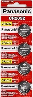 Panasonic Panasonic CR2032 3V Lithium Coin Battery (Pack of 4)